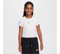 Mädchen T-Shirt Nike Girls Sportswear Cropped - Weiß L