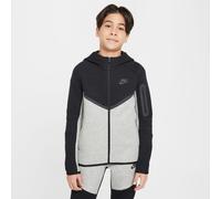 NIKE Sportswear Tech Fleece Kapuzenjacke Jungen 064 - dk grey heather/black/black/black XL (158-170 cm)