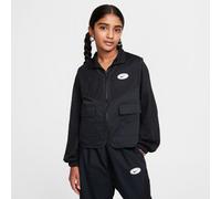 NIKE Sportswear Trainingsjacke Mädchen 010 - black/black/white M (137-146 cm)