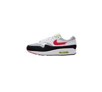 Nike Air Max 1 Herren Trainers HF0105 Sneakers Schuhe (UK 8.5 US 9.5 EU 43, White University red Black 100)