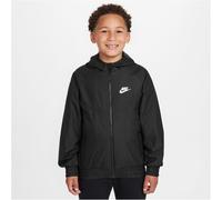 NIKE Sportswear Windrunner Kapuzenjacke Kinder 010 - black/black/white L (147-158 cm)