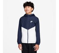 NIKE Sportswear Windrunner Kapuzenjacke Kinder 410 - midnight navy/white/white XS (122-128 cm)