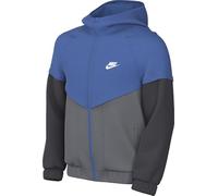 Nike Sportswear Windrunner Repel-Jacke Mit Kapuze Für Ältere Kinder, Comet Blue/Smoke Grey/Anthracite/Weiß, FZ5516-411, S