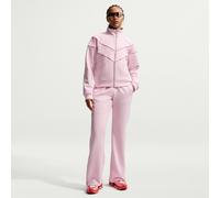 Trainingsjacke NIKE SPORTSWEAR "W NSW NK WR POLY KNIT JKT", Gr. XXL, pink foam, lt crimson, sail, Interlock, Obermaterial: 96% Polyester, 4% Elasthan, kontrastfarbene Details, unifarben, Basic normal,