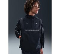 NIKE Sportswear Woven 1/2-Zip Hoodie Herren 010 - black/black/anthracite XL