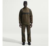 NIKE Sportswear Woven 1/2-Zip Hoodie Herren 212 - dark hazel/black/black M