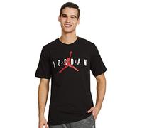 Nike Ss Ctn Jrdn Air T-Shirt Black/White/Gym Red M