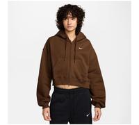 Nike Stdo MW OS CRP FZ Damen Kapuzensweater, braun, Gr. XS