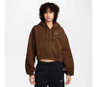 Nike Stdo MW OS CRP FZ Damen Kapuzensweater, braun US: S