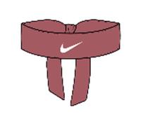 Nike Stirnband Premier Head Tie flieder adoberot - 1 Stück