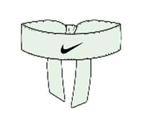 Nike Stirnband Premier Head Tie hellgrün - 1 Stück