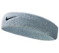 Nike Stirnband Swoosh (70% Baumwolle) grau/schwarz - 1 Stück