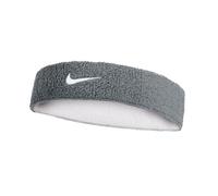 Nike Stirnband Swoosh Classic Reversible (Baumwollmix) grau/weiss - 1 Stück