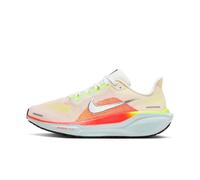 Nike Straßenlaufschuh Nike Pegasus 41 Straßenlaufschuh Für Damen, Summit White/Chrome-Bright Crimson, FD2723-100, 44 EU (W 11.5 US)
