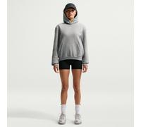 NIKE Studio Fleece Hoodie Damen 063 - dk grey heather/sail M
