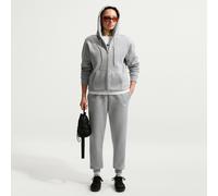NIKE Studio Fleece Kapuzenjacke Damen 063 - dk grey heather/sail XL