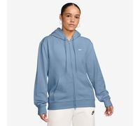 NIKE Studio Fleece Kapuzenjacke Damen 486 - work blue/sail M