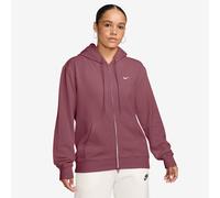 NIKE Studio Fleece Kapuzenjacke Damen 654 - pink smoke/sail L