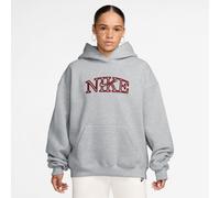 Nike Stdo MW OS Logo Damen Kapuzensweater, grau US: S