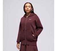 NIKE SWEATSHIRT MIT REIßVERSCHLUSS W NSW PHNX FLC FZ OS HO Dunkelrot Damen