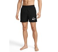 Nike Swim Breaker Swim Logo 5Inch Volley Badehose schwarz - XXL