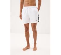 Nike Swim Breaker Logo Tape 5Inch Volley Badeshorts weiß - M