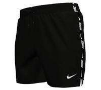 Nike Swim Breaker Logo Tape 5Inch Volley Badehose schwarz - XL