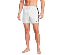 Nike Swim Breaker Logo Tape 5Inch Volley Badeshorts weiß - S