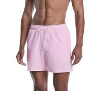 NIKE Swim Breaker Ripple 5Inch Volley Badeshorts rosa weiß - XS