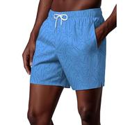 nike swim breaker logofetti badeshorts fur herren blau