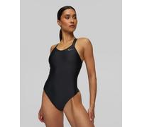 Nike Swim Fitness Nike Hydralock Fusion Long Sleeve Zip Top Badeanzug Für Damen In Schwarz Nessf165-1 Schwarz S