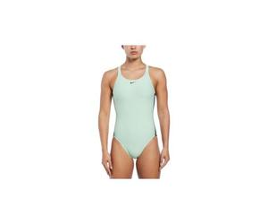 nike swim fusion logo tape badeanzug grun damen