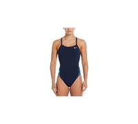 nike swim hydrastrong multi print blau damen badeanzug