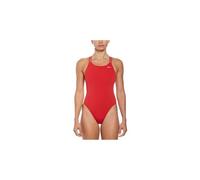 nike swim hydrastrong solid badeanzug fur damen in rot 34 FR