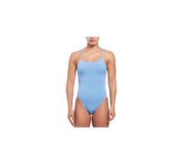 nike swim hydrastrong solid cutout badeanzug blau damen