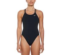 Nike Spiderback One Piece Badeanzug Damen, Damen, Trainingsanzug, NESSA003-001, schwarz, XL