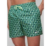 Nike Swim Nike Swoosh Link 5“ Badeshorts Für Herren Nesse520-302 Print;Grün XL