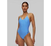 Nike Swim Sport Style Nike Swoosh Link Y-back One Piece Badeanzug Für Damen In Blau Nessf252-438 Blau XL