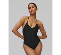 Nike Swim Sport Style Nike Swoosh Link Y-back One Piece Badeanzug Für Damen In Schwarz Nessf252-1 Schwarz S