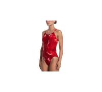 nike swim team olympics print cutout badeanzug fur damen rot 38 FR