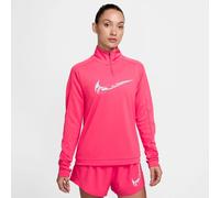Nike Swoosh 1/2-Zip Midlayer Damen Sweatshirt, pink US: XL