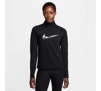 Nike Swoosh 1/2-Zip Midlayer Damen Sweatshirt, schwarz US: XL