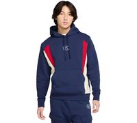 Nike Herren Kapuzenpullover AIR PO HOODY FLC HM0175-411 L Midnight Navy/Lt Khaki/ Gym Red