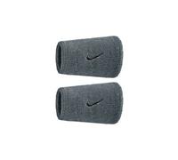 nike swoosh classic frottee armband breit x2 grau Single
