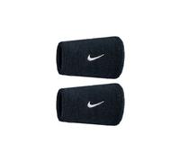 nike swoosh classic frottee armband breit x2 schwarz Single