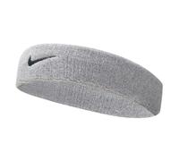 Nike Stirnband Swoosh Classic (Baumwollmix) 2025 grau - 1 Stück