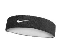 Nike Stirnband Swoosh Classic Reversible (Baumwollmix) 2025 schwarz/weiss - 1 Stück