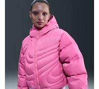 Nike Swoosh Series Oversize-Puffer-Jacke mit Daunenfüllung und Therma-FIT-Technologie (Damen) - Pink XL (EU 48-50) IB2005-606