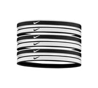 Nike Swoosh Sport Haarbänder 6er-Pack ONE-SIZE Weiß/Schwarz