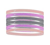 Nike Swoosh Metallic Haarband 6er Pack Damen in mehrfarbig, Größe: